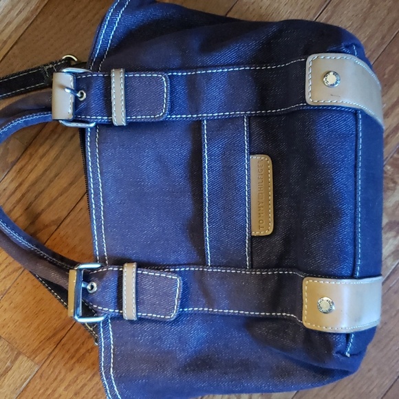 WOMENS TOMMY HILFIGER JEAN DENIM PURSE - Picture 2 of 7